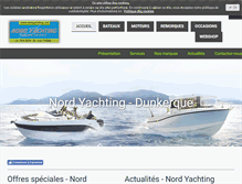 Tablet Screenshot of nordyachting.fr